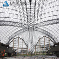 marco espacial estructura de acero techo de estadio
